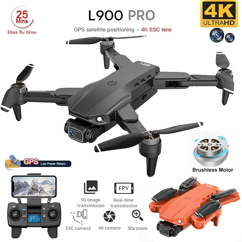 Drone Rc Explorer - L900 Pro GPS Drone 4K Professional