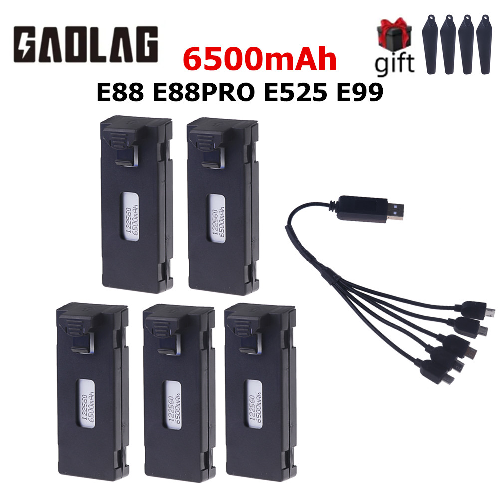 Drone Rc S1S - 3.7V 6500mAh Drones Battery For LS-S1S