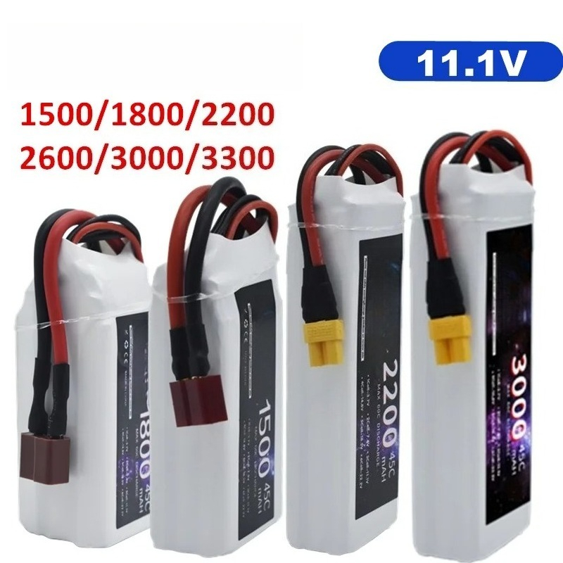Drone Carrera Rc - LiPo Battery 3S 1500mah 1800mAh 2200mah