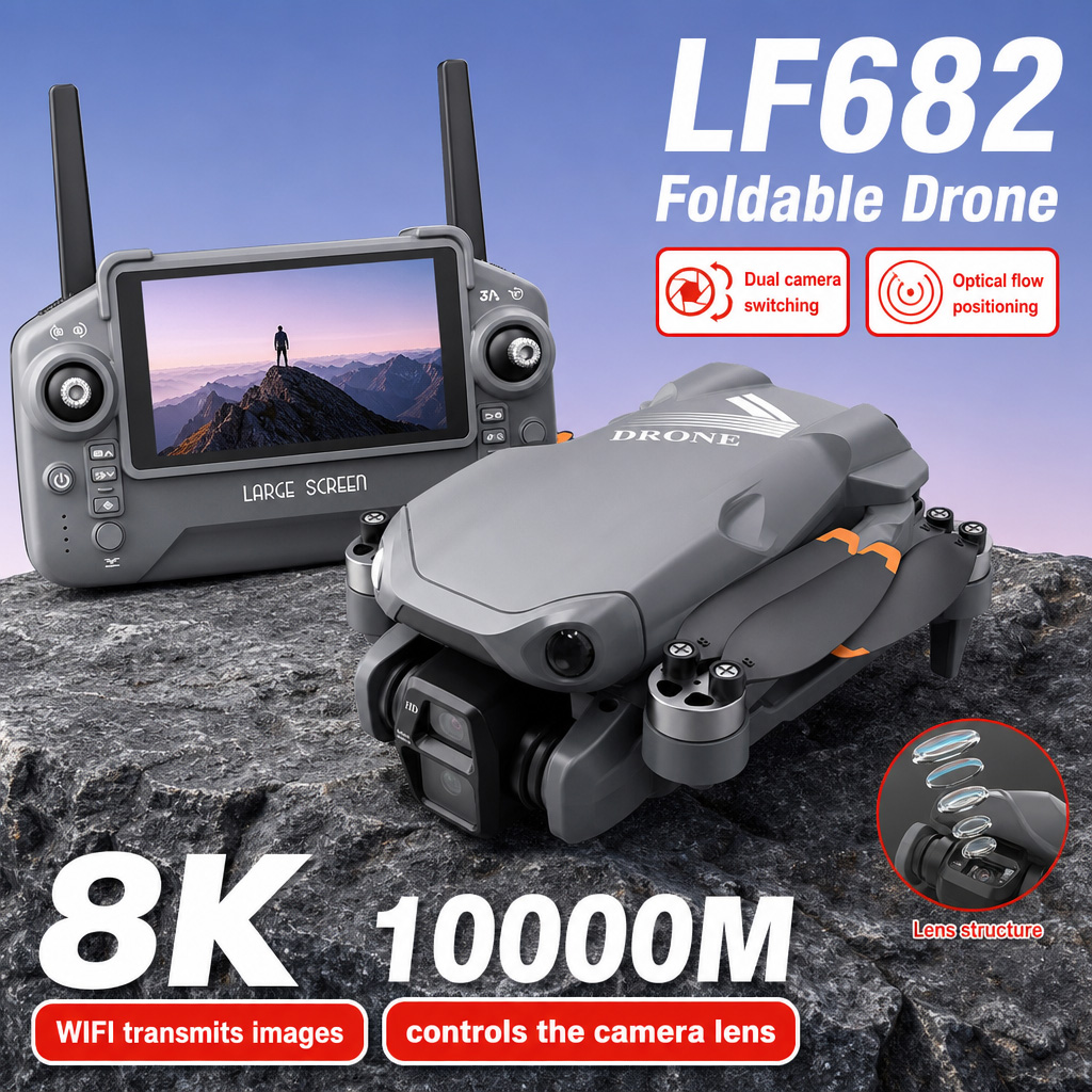Drone Rc Plegable - Aerial Photo LF682 Drone 8K HD