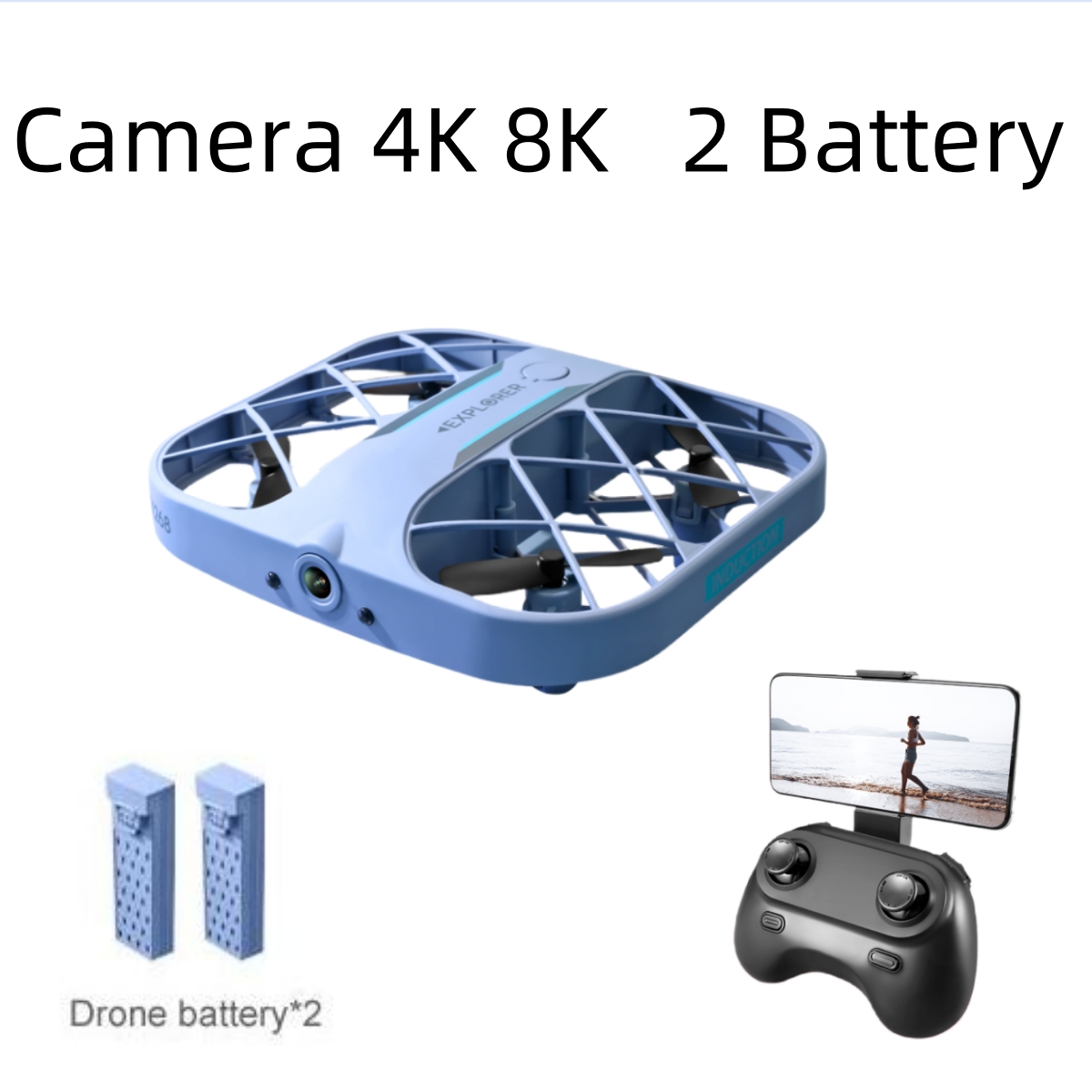 Drone Rc Plegable - JJRC H107 FPV RC Drone with