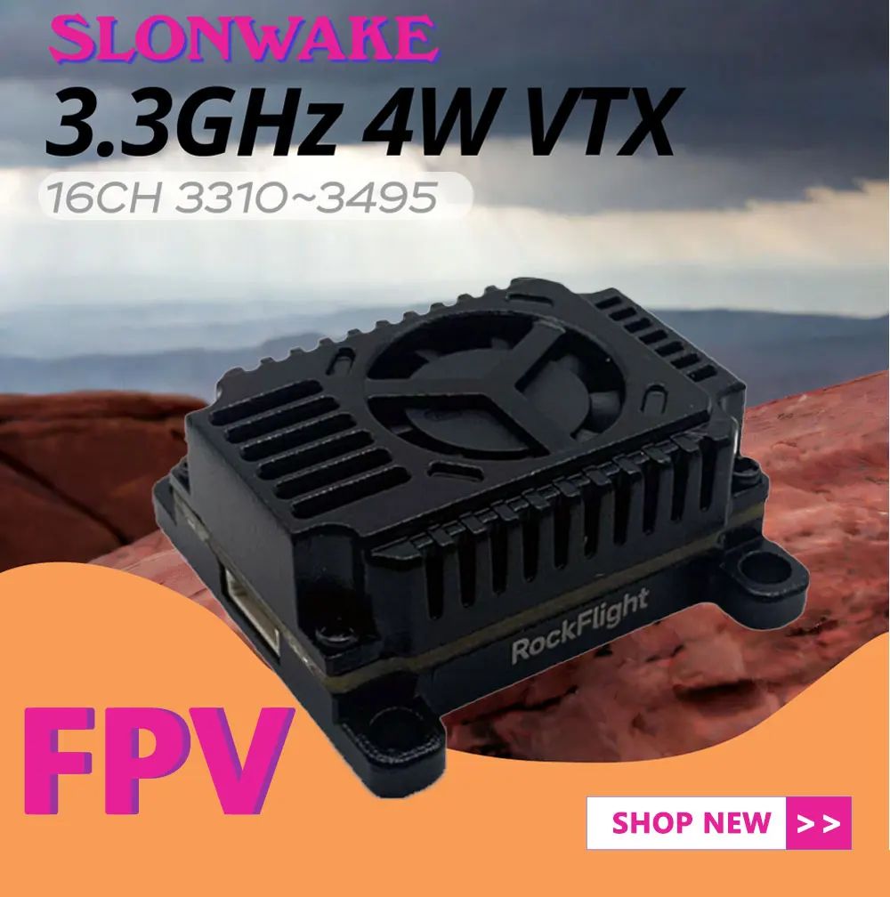 SLONWAKE FPV 3.3G 16CH 4000mW  - Vtx Video Transmitter recension och pris