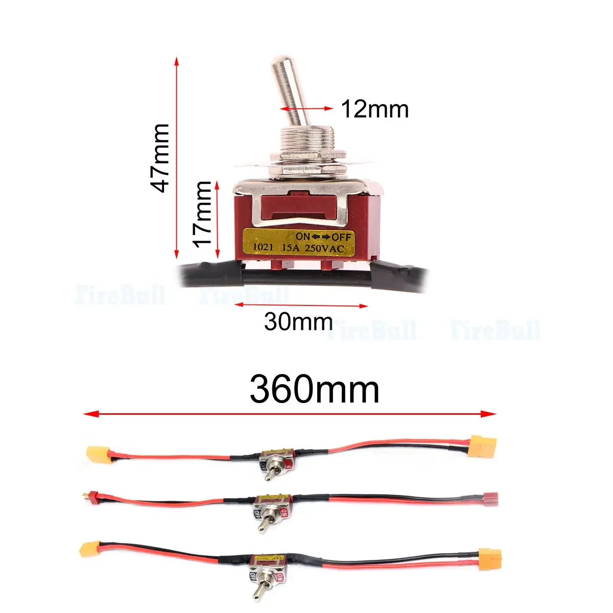 RC Motor ESC Battery Power ON- - Drone Switch Rc recension och pris