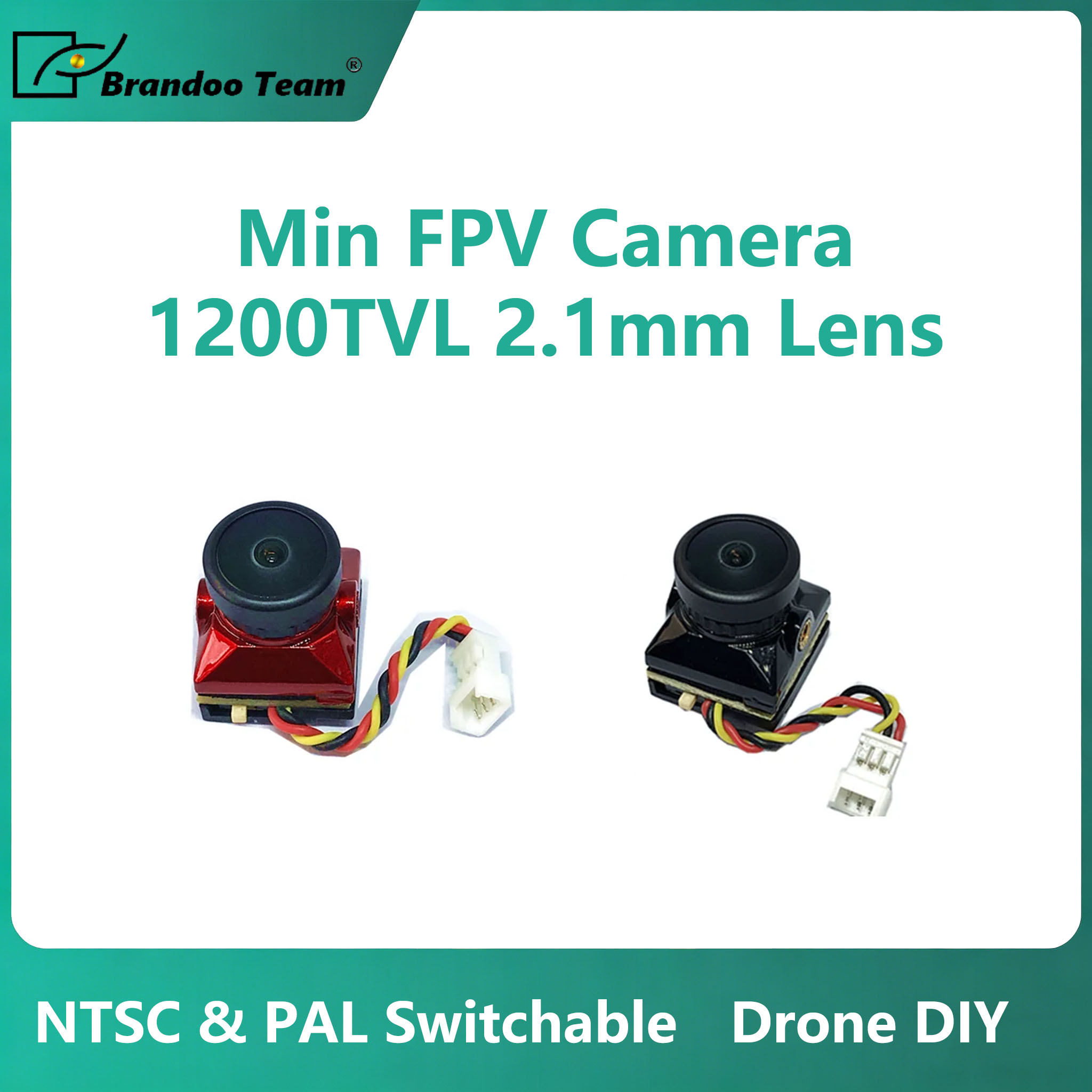 Mini FPV Camera Switchable NTS - Drone Rc Team recension och pris