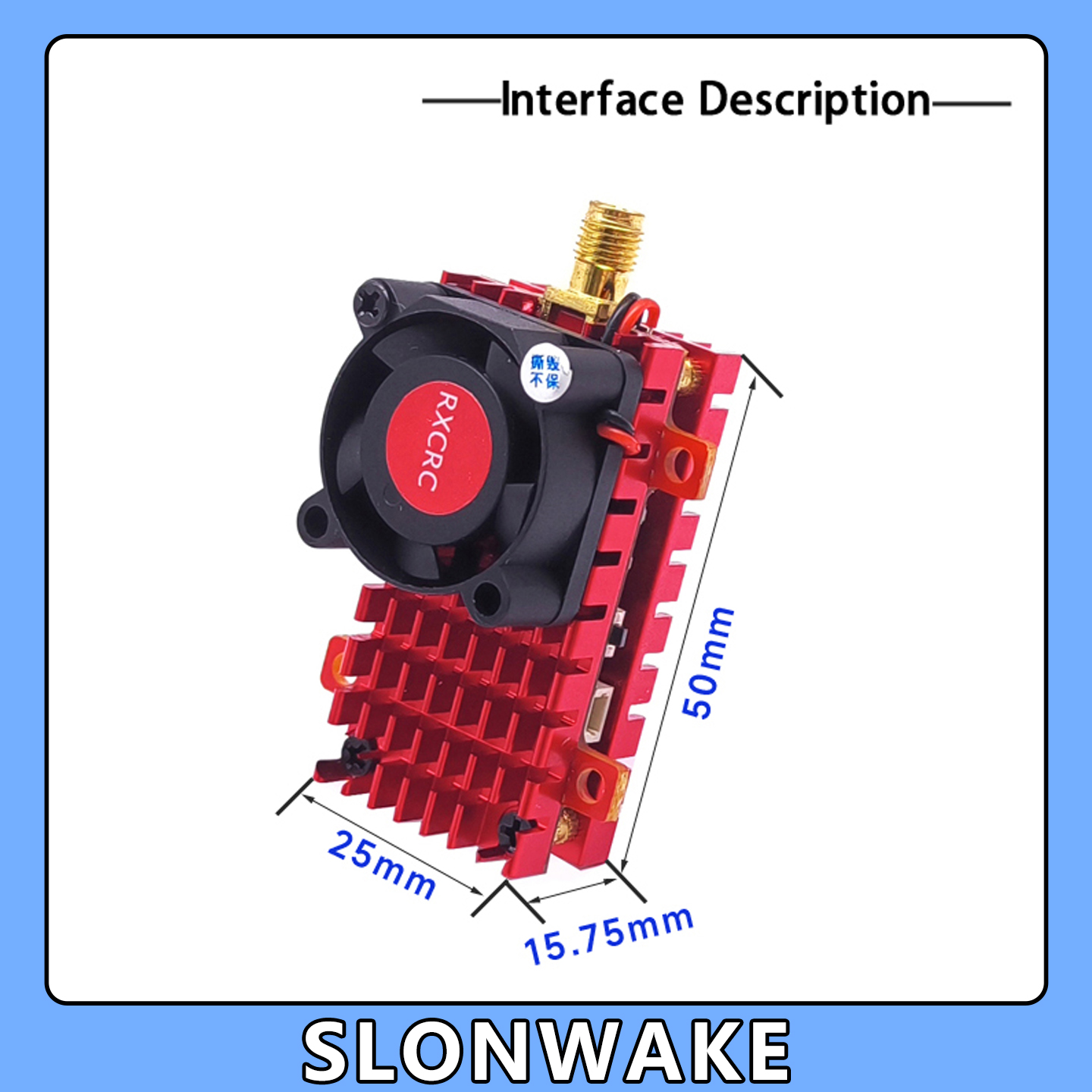 SLONWAKE 5.8G 2W VTX FPV 1800T - Drone Rc Plegable recension och pris