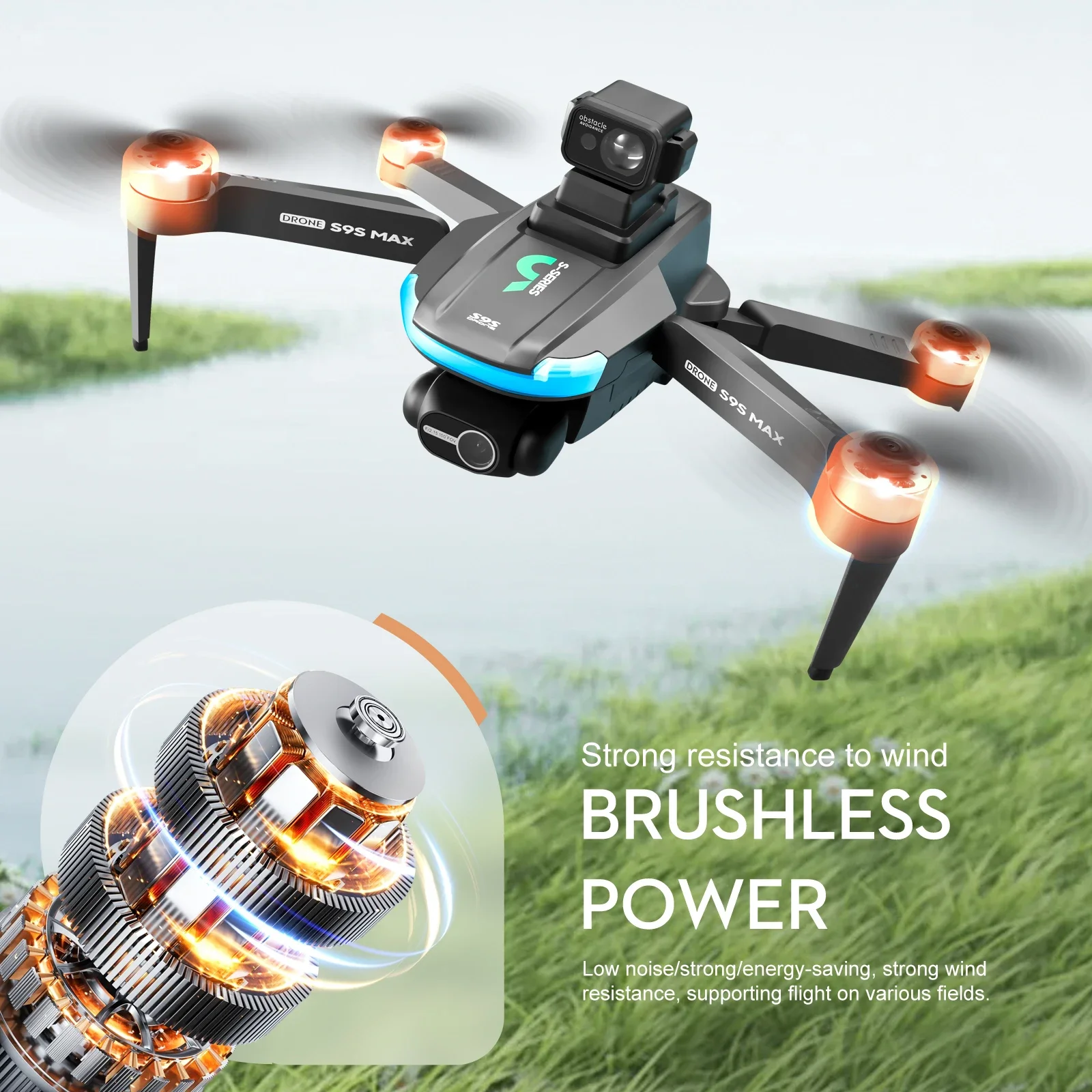 NEW S9S MAX MINI Drone 4K 2-Ax - Drone Rc Plegable recension och pris