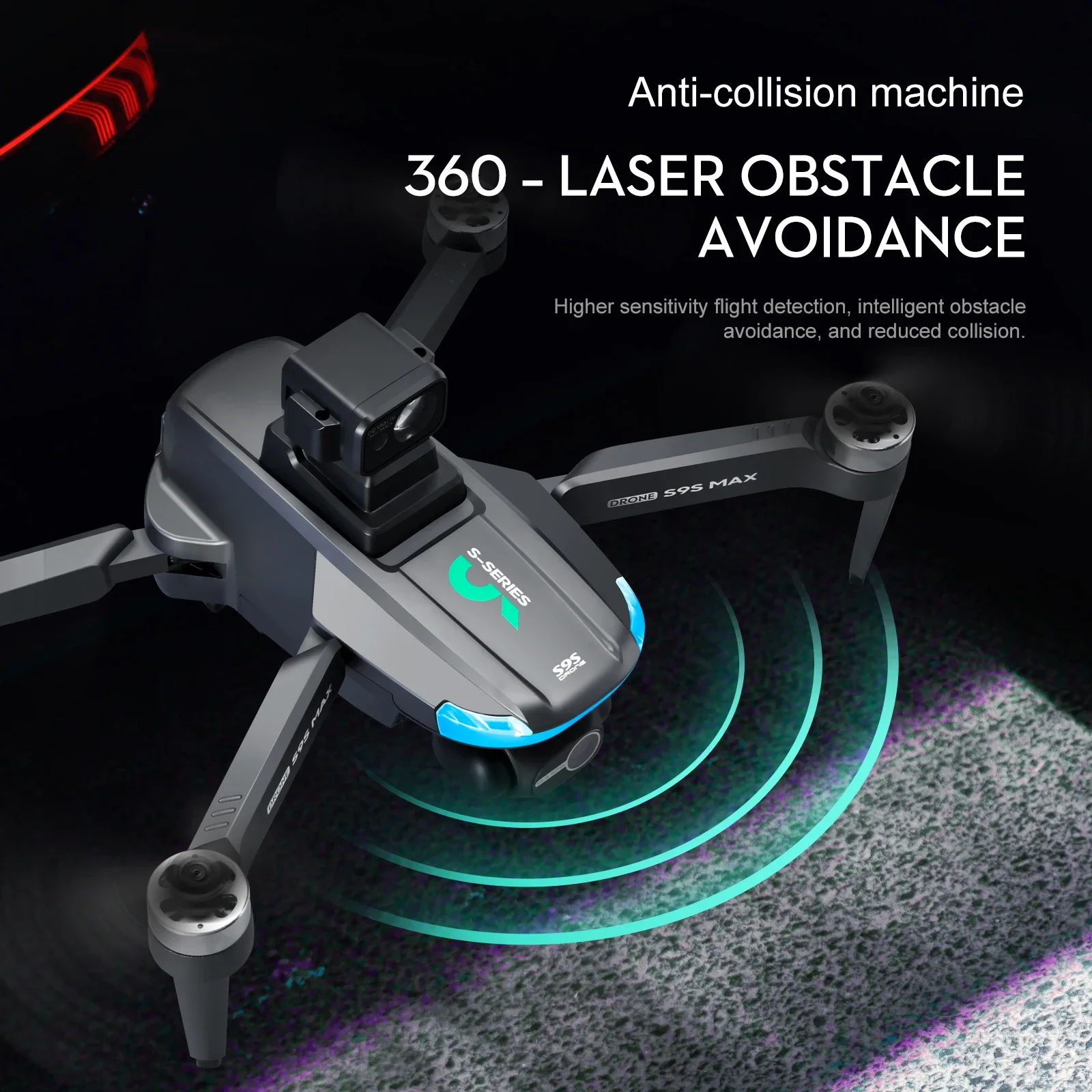 NEW S9S MAX MINI Drone 4K 2-Ax - Drone Rc Plegable recension och pris