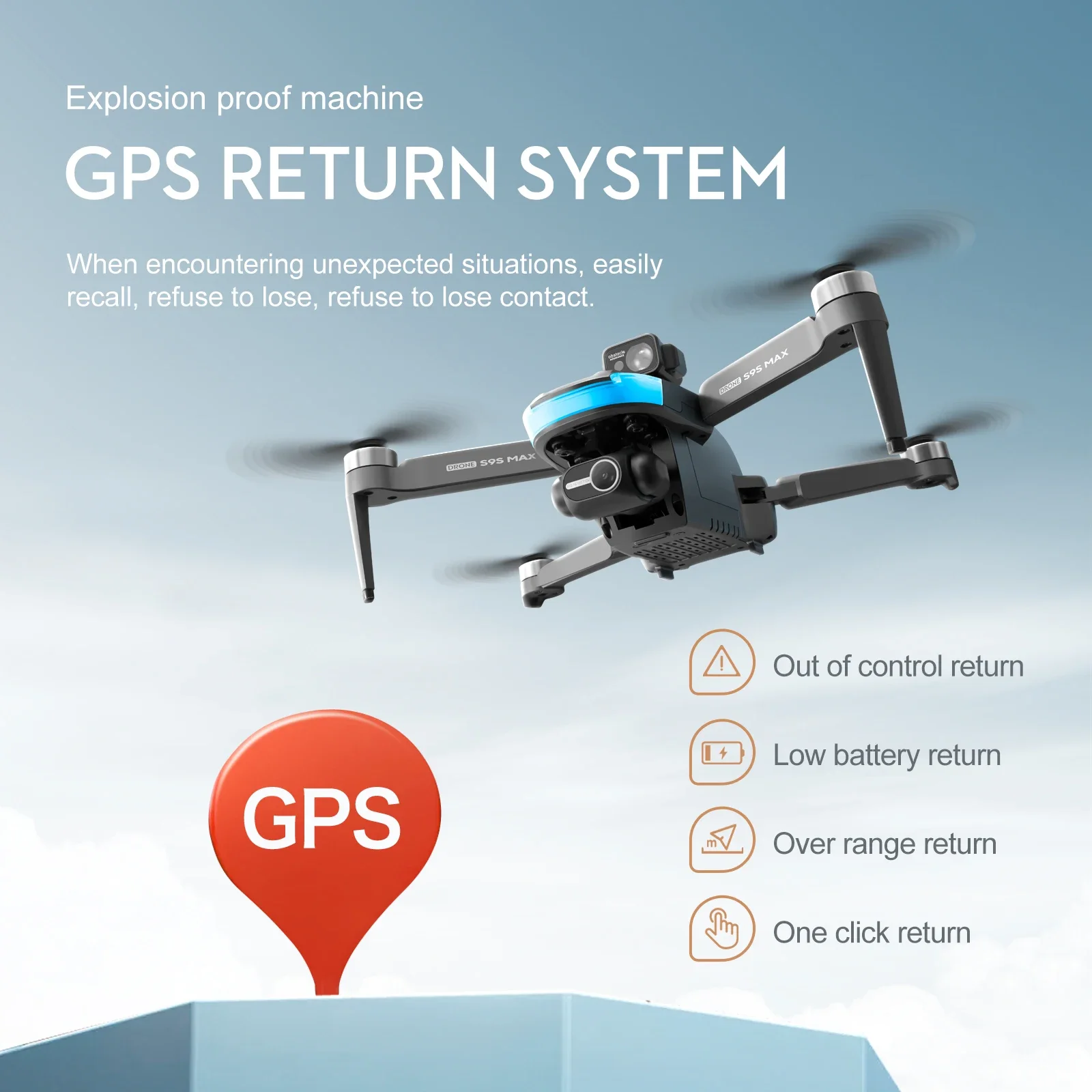 NEW S9S MAX MINI Drone 4K 2-Ax - Drone Rc Plegable recension och pris