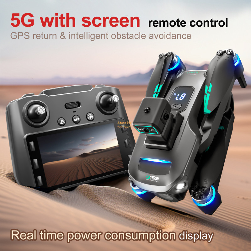 8K Dual Camera 5G WIFI FPV Rem - Drone Rc Plegable recension och pris