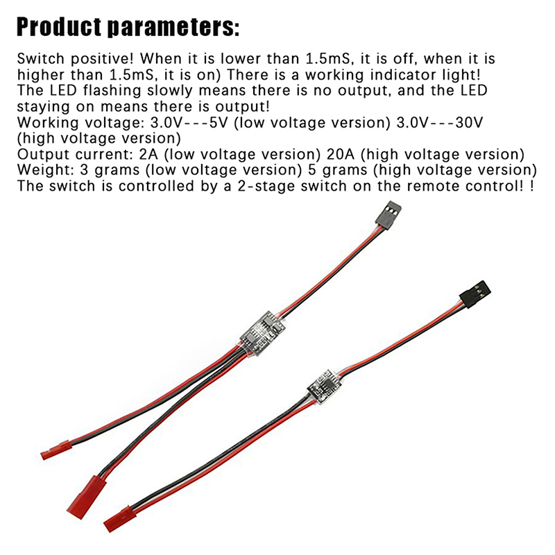2-30A Electronic Switch - 3-30 - Drone Switch Rc recension och pris