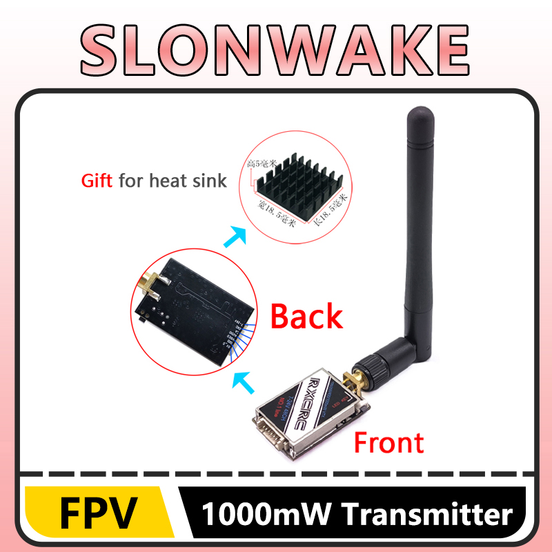SLONWAKE  5.8G 48CH 1W VTX 100 - Vtx Video Transmitter recension och pris