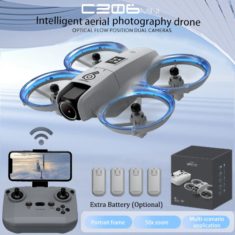 CZ06 Mini RC Quadcopter Drone  - Drone Rc Plegable recension och pris