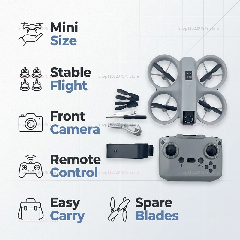 Mini Drone with 8K HD Camera F - Drone Rc Plegable recension och pris