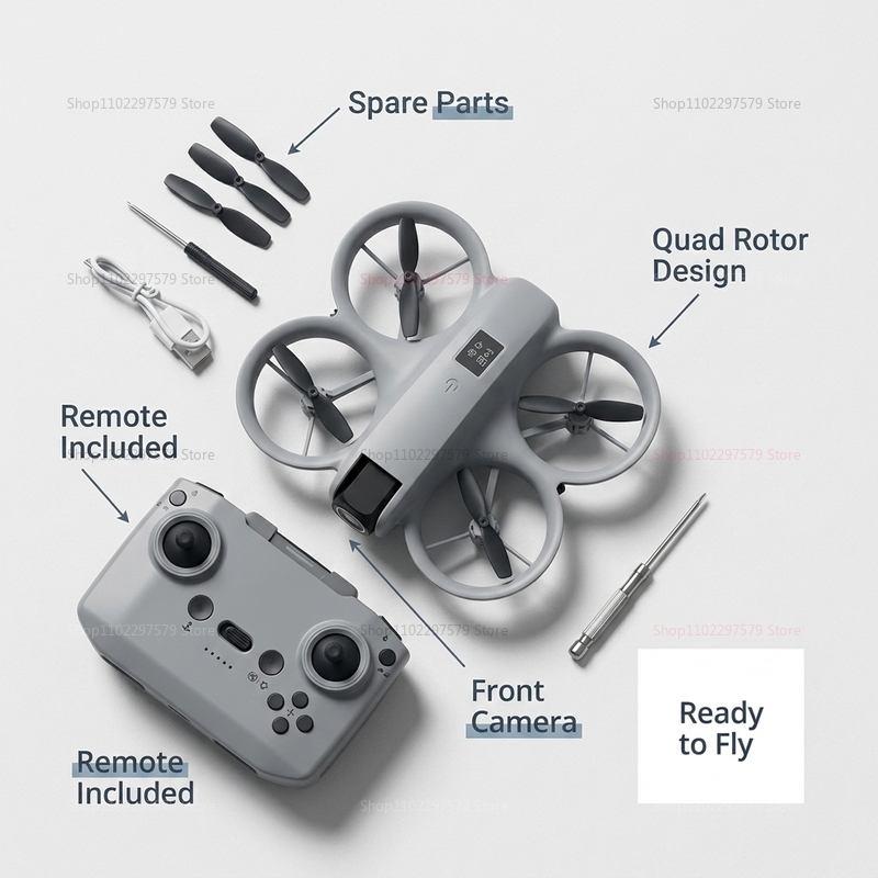 Mini Drone with 8K HD Camera F - Drone Rc Plegable recension och pris