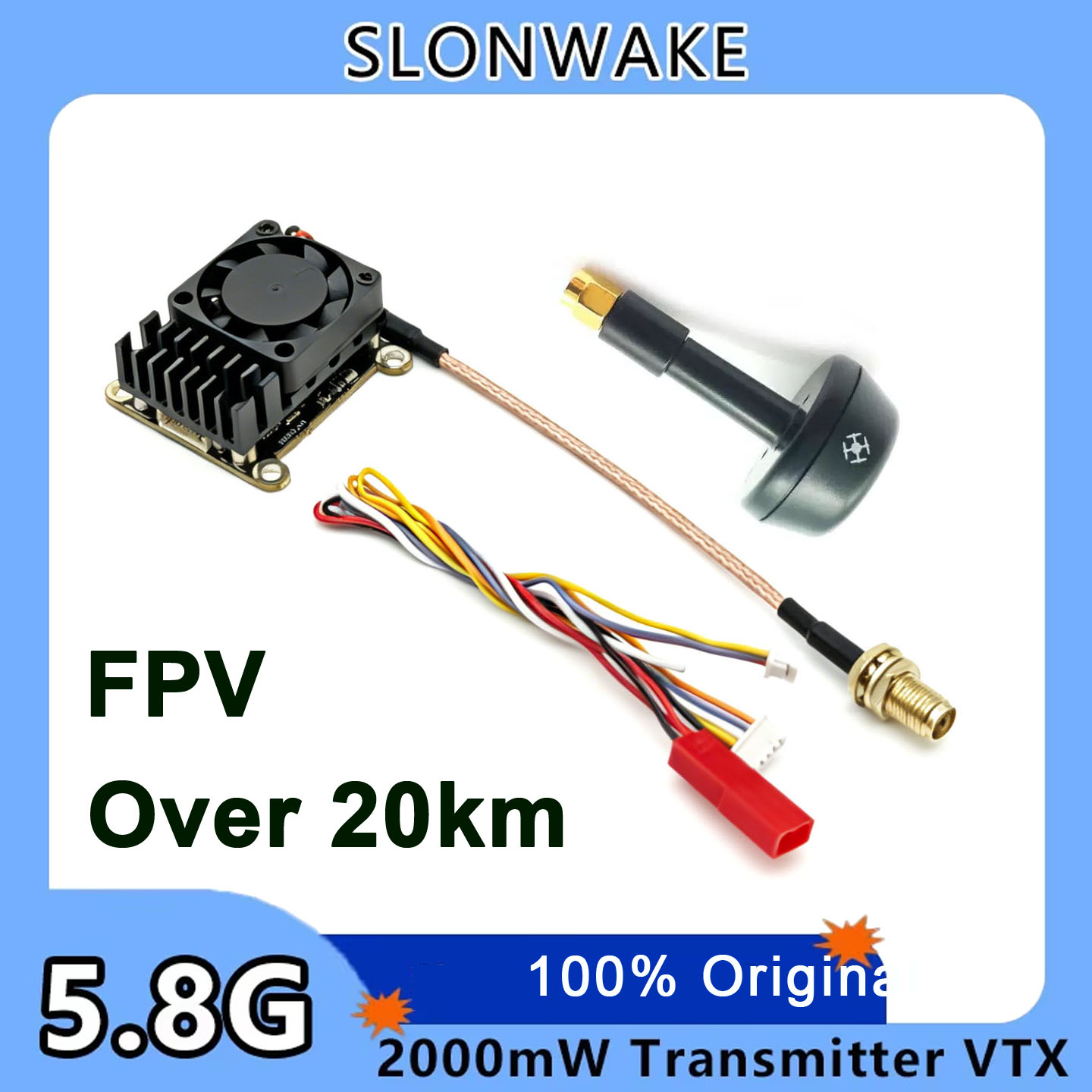 New upgrade 5.8Ghz 2W adjustab - Vtx Video Transmitter recension och pris