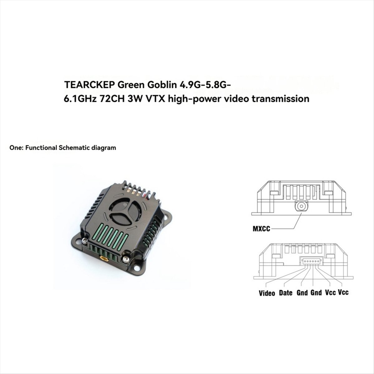 FPV traverse machine  4.9 to 6 - Vtx Video Transmitter recension och pris