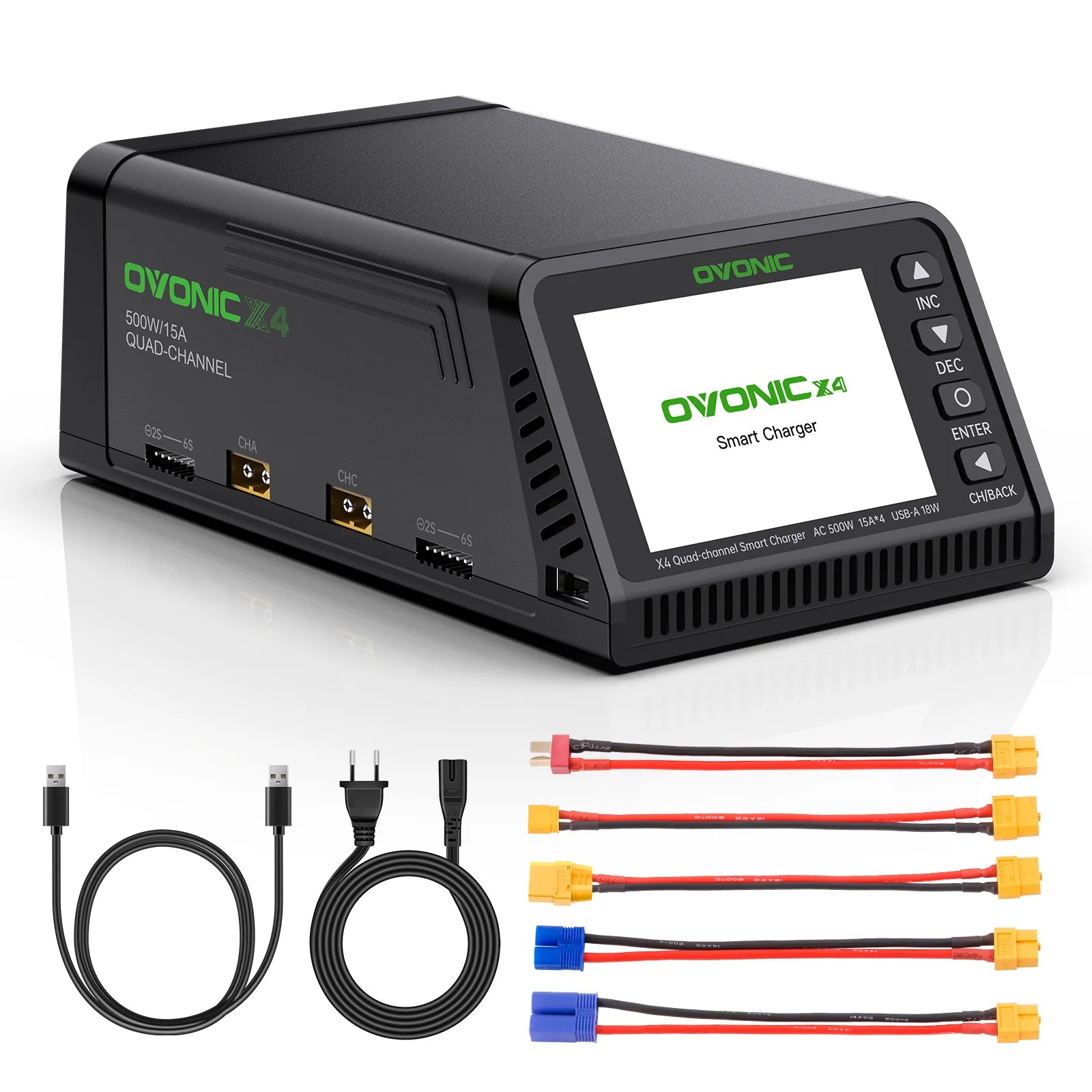 Ovonic X4 AC500W 4 Channel Sma - Drone Smart Rc recension och pris