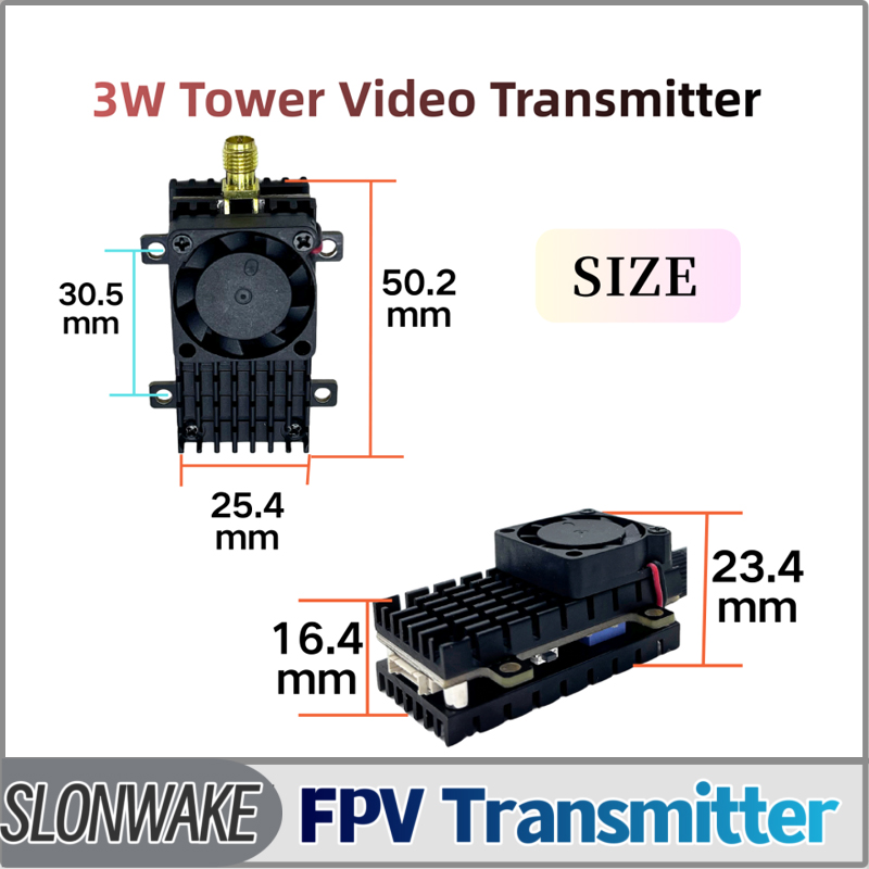 SLONWAKE 5.8G 3000mW Simulatio - Vtx Video Transmitter recension och pris