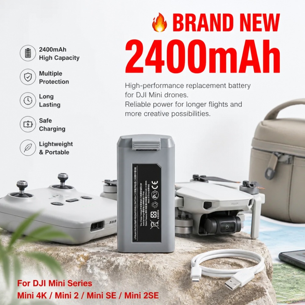 2400mAh Battery for DJI Mini 4 - Drone Smart Rc recension och pris