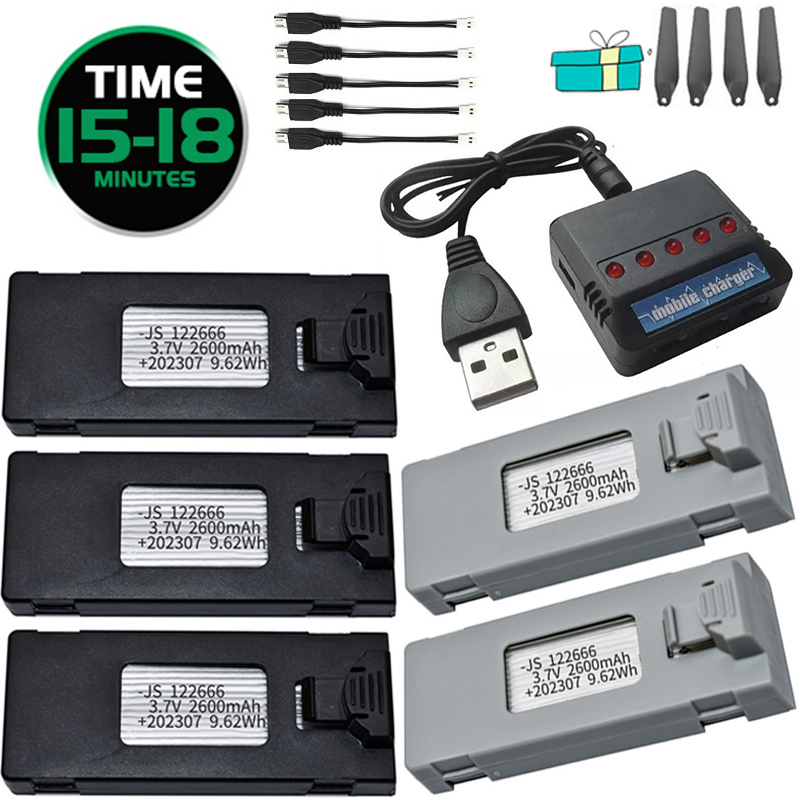 3.7V 2600mAh RC Drone Battery  - Drone Rc S1S recension och pris