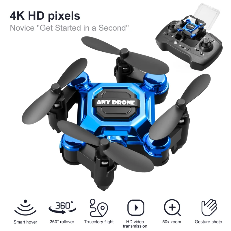 4K Camera HD RC Drone Fold Rem - Drone Smart Rc recension och pris