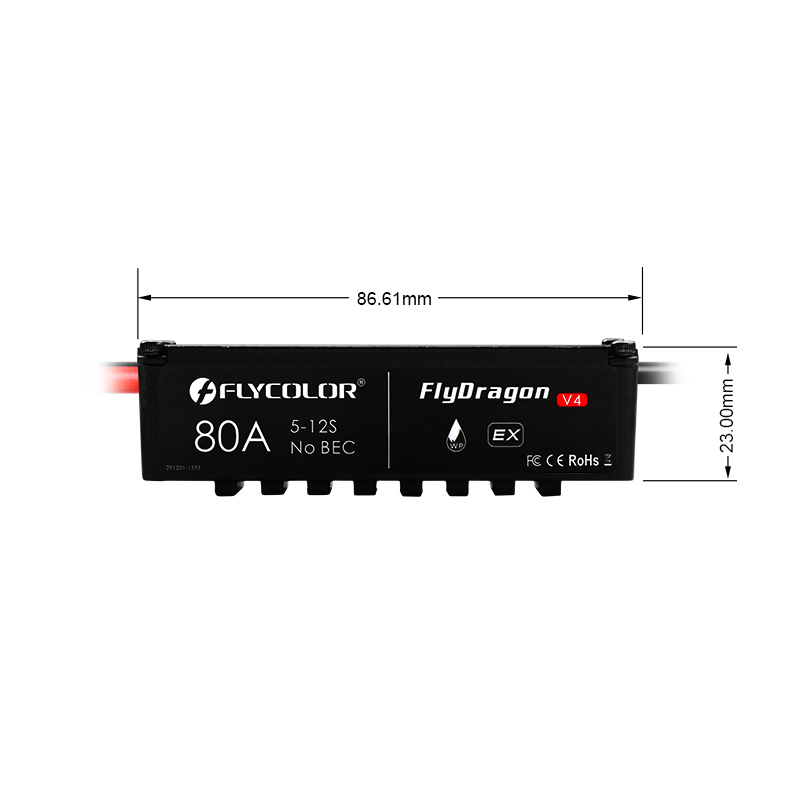 Flycolor FlyDragon 80A V4 ESC  - Drone Rc V4 recension och pris
